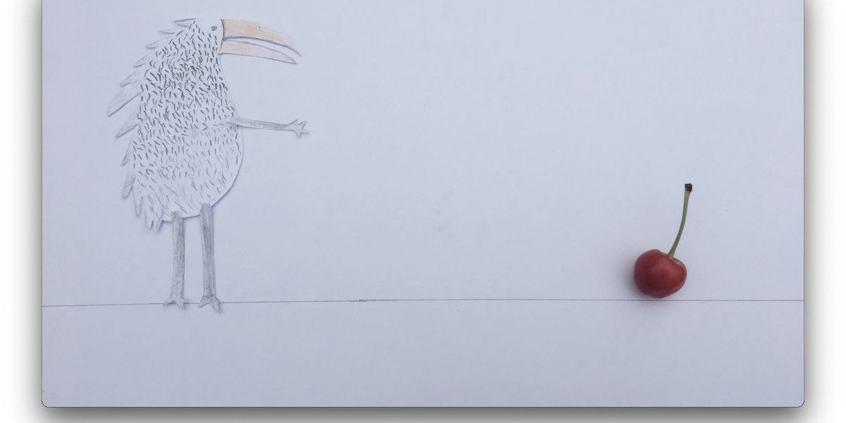 StopMotion in Klasse 6 - Eine Kirsche naschen